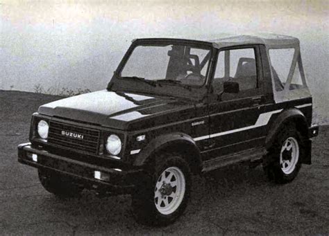 From the Archive: 1986 Suzuki Samurai JX Tested .